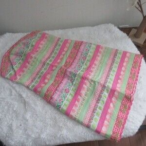 Lilly Pulitzer Women's Pink Green Floral Tube Top Dress Size  0